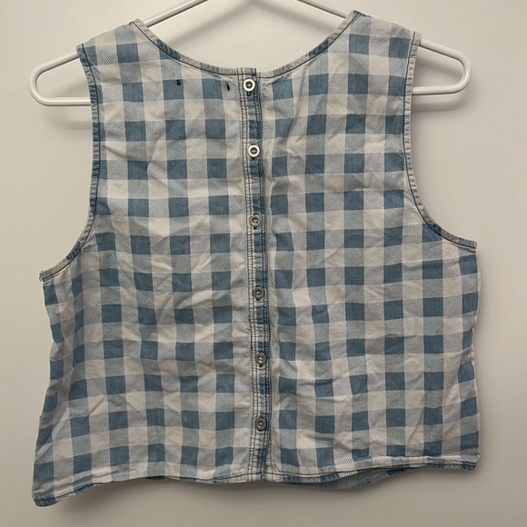 F21 Checkered Crop Top - Picture 3 of 3